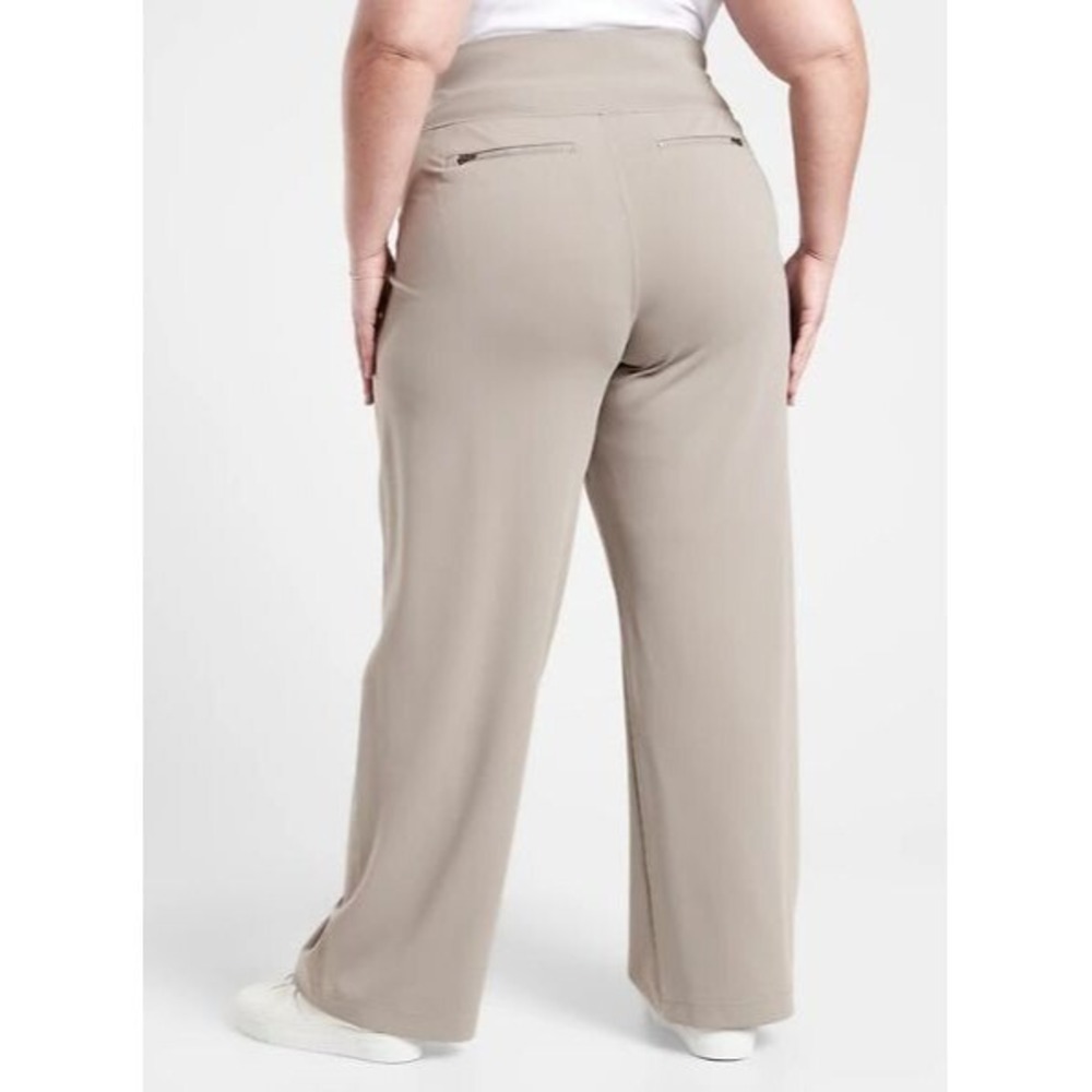 Athleta Venice High-Waist Stretch Athletic Pants - Gray Size 2XL